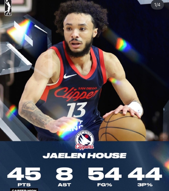 开云体育app-北控掏5万美元买断费：签NBA名宿豪斯之子 一周前G联赛轰45+8