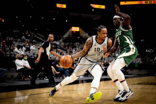 【现场】帕克现场督战 马刺打出赛季最佳比赛