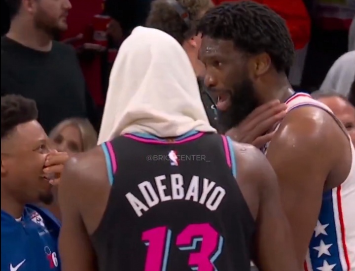 开云登录入口地址-好兄弟打你怎么了？恩比德&amp;热巴赛后热聊掐喉 前者：我根本没犯规