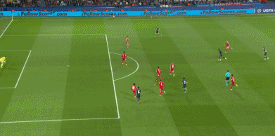 开云在线开户-半场：巴黎1-0利物浦，杜埃折射破门，马马尔达什维利屡救险